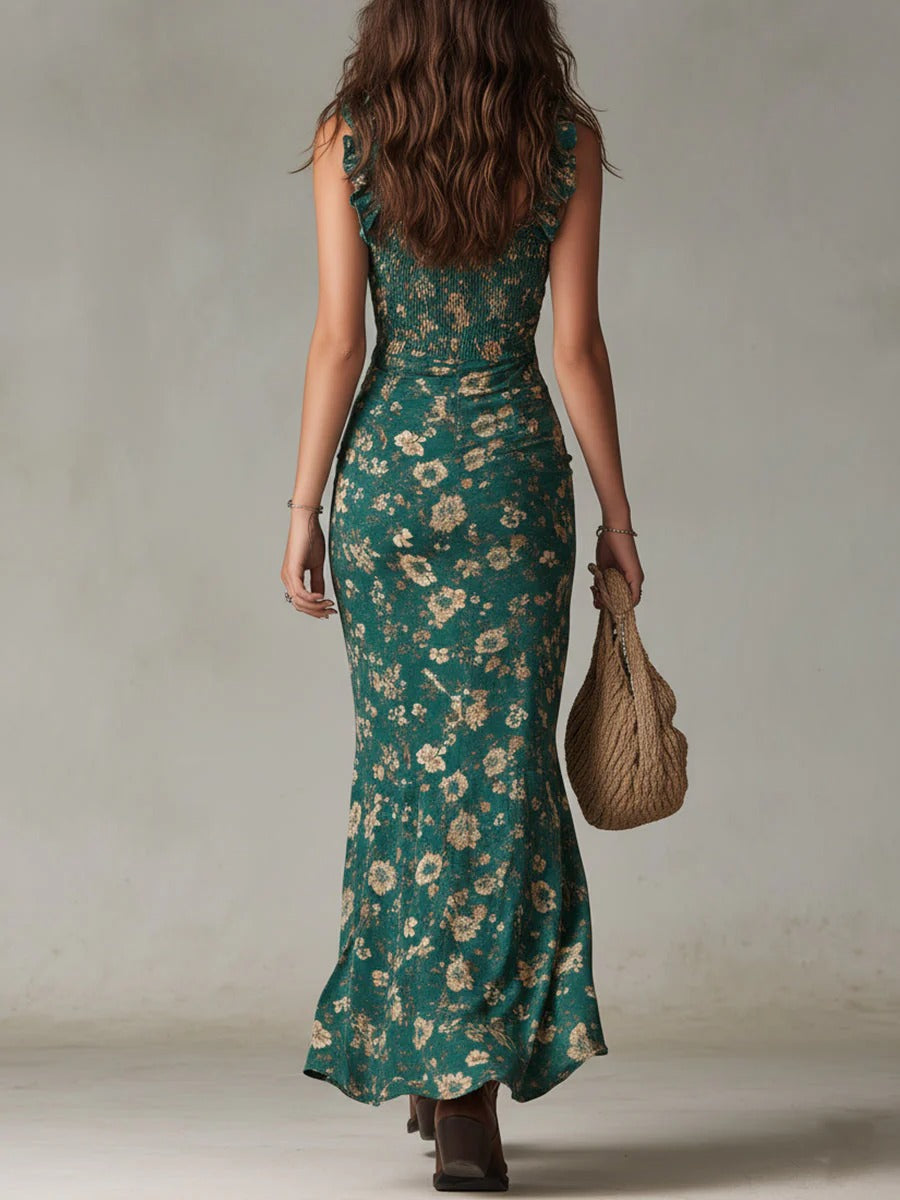 Bohemian Floral Maxi Dress: Effortless Elegance for Any Occasion 2