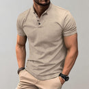 Mens Slim Fit Polo Shirt Casual Short Sleeve – Modern Stretch Top