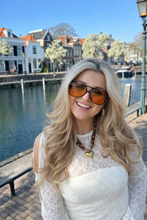 Vintage 70s Style Sunglasses Oversized Retro Frame – UV Protection Shades