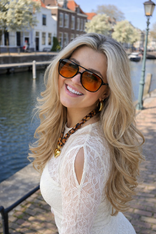 Vintage 70s Style Sunglasses Oversized Retro Frame – UV Protection Shades