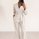 Women's Two-Piece Suit Set In Mint Green Color