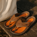 Men’s Open Toe Leather Sandals – Breathable Comfort Summer Footwear