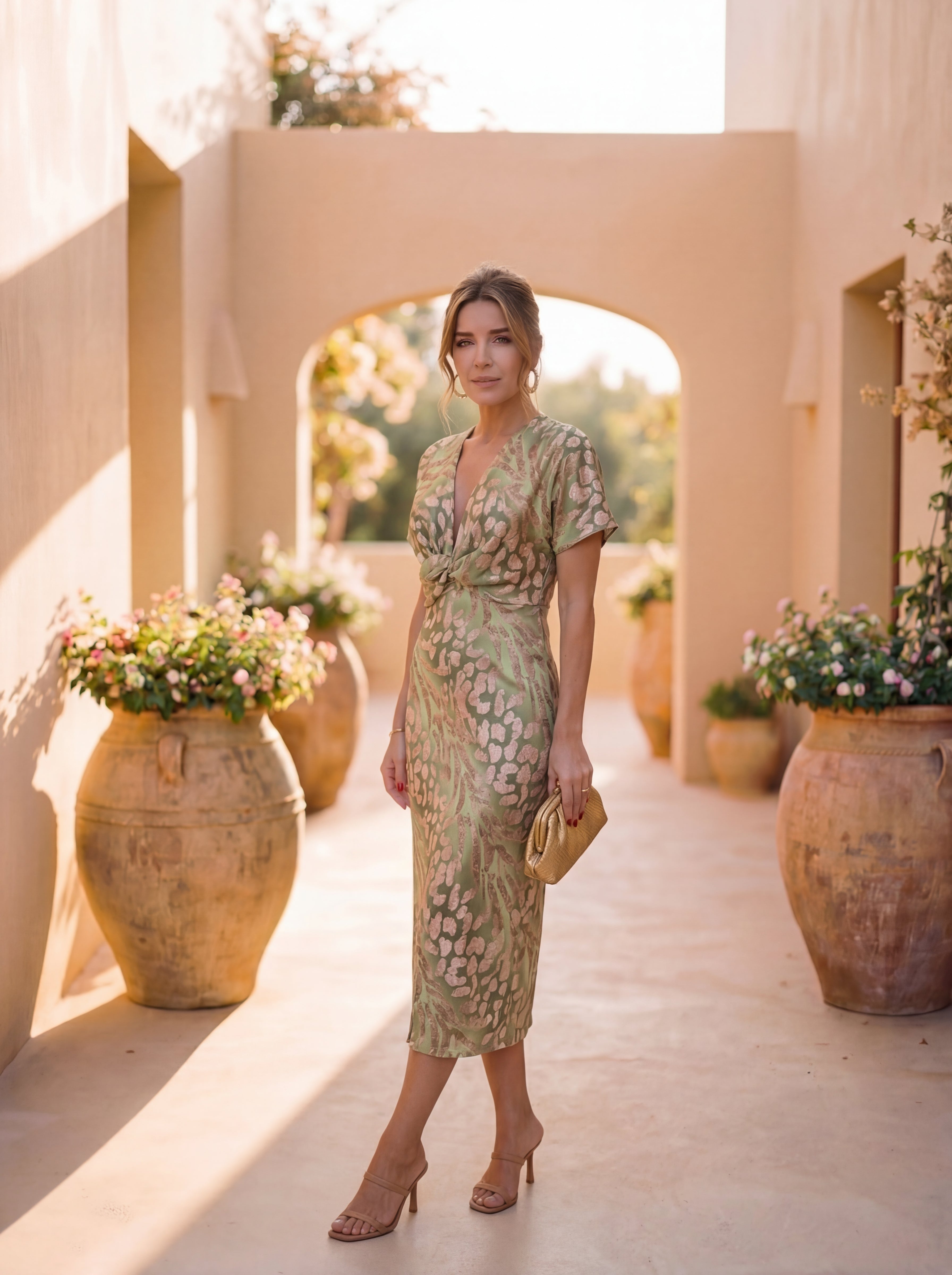Antonella Elegant Flowing Dress