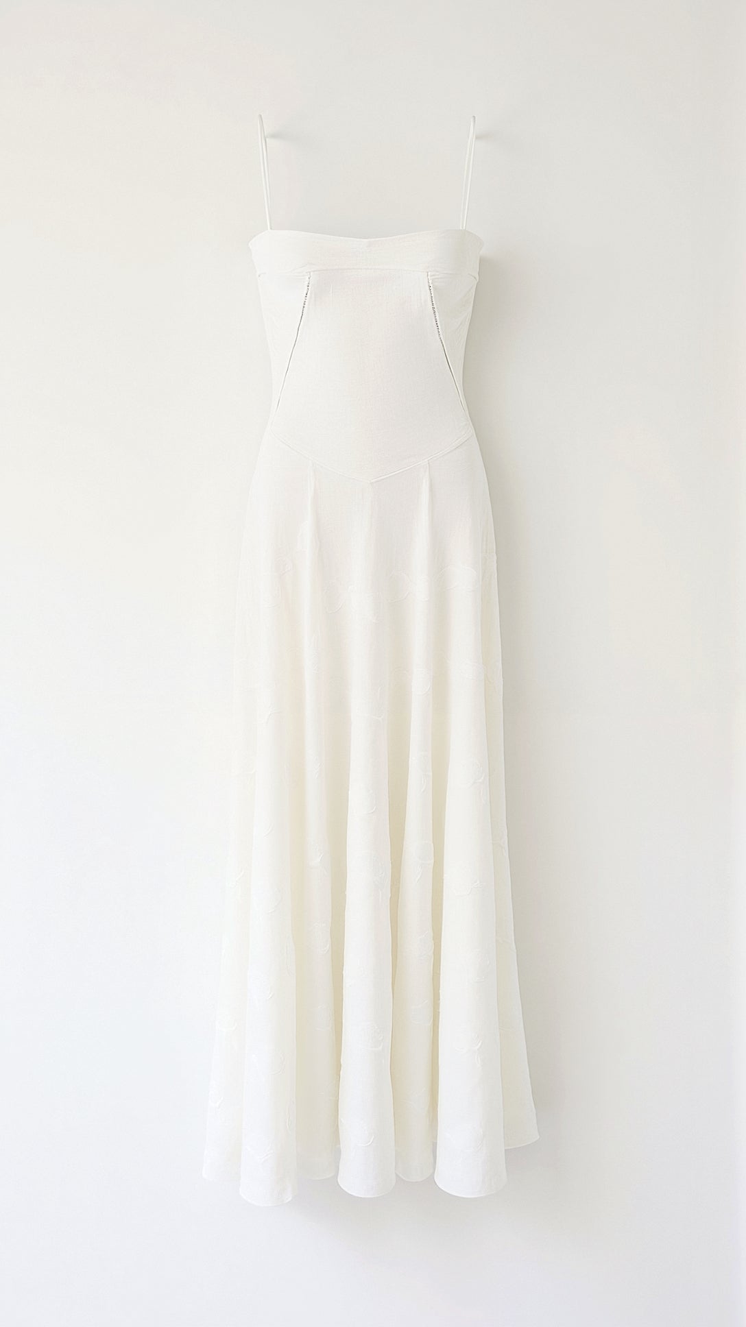 Floral Jacquard Lace Maxi Dress