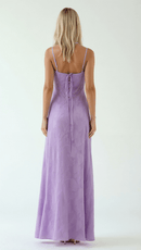 Floral Jacquard Lace Maxi Dress