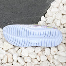 Women's Glitter Knit Platform Sneakers – Floral Pattern Breathable Shoes