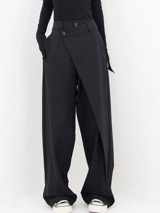 Dames Asymmetrical Pants 0