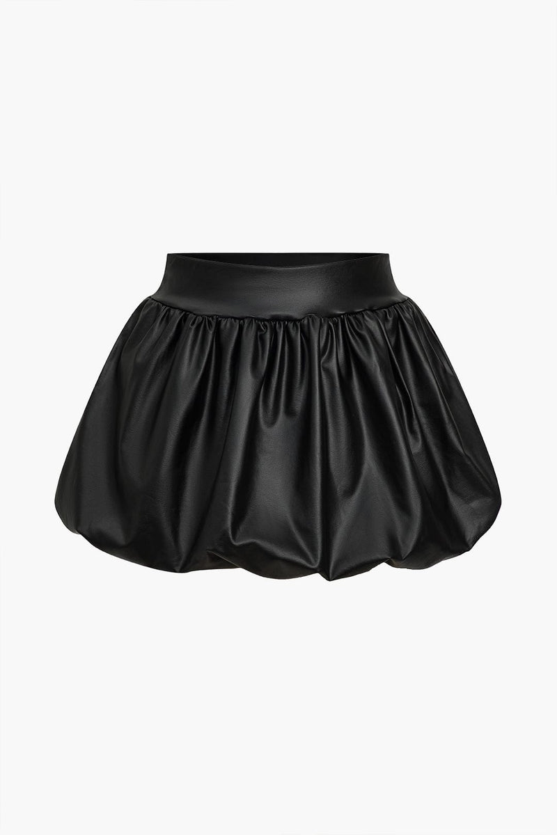 Women Balloon Mini Skirt