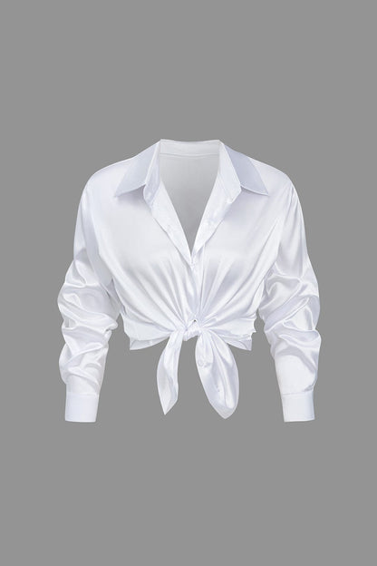 Dames Blouse Satin 1