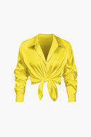 Dames Blouse Satin 10