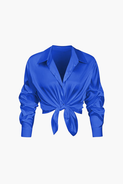 Dames Blouse Satin 11