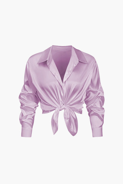 Dames Blouse Satin 12