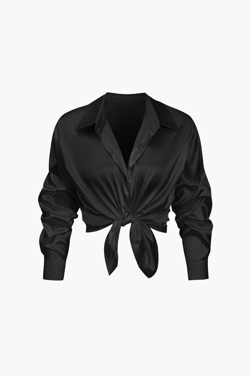 Dames Blouse Satin 14