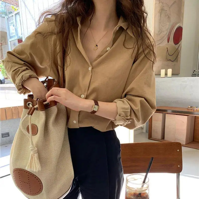 Dames Blouse Satin Style 3