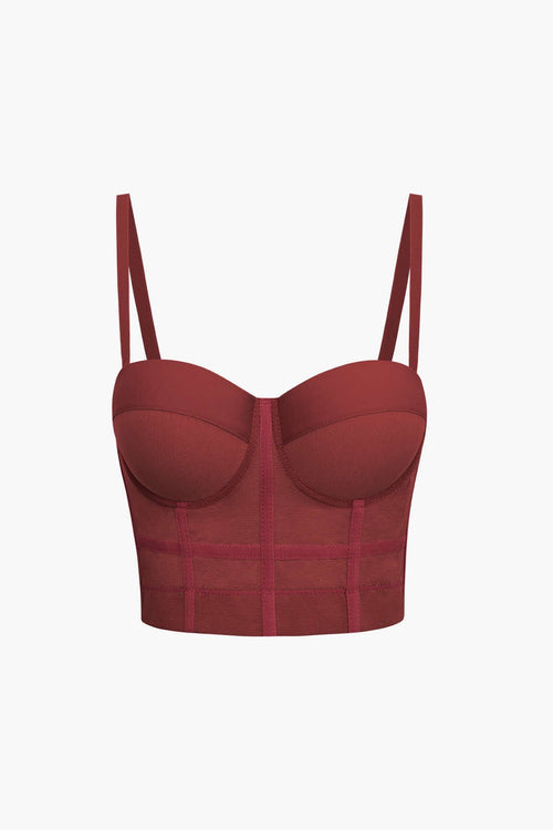 Dames Bustier Top With Underwire 10