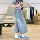 Dames Cropped Wide Leg Jeans 2