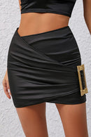 Dames Faux Leather Miniskirt 1