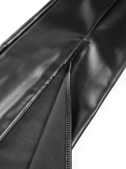 Dames Flair Trousers With Zippers 4