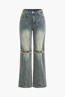 Dames High Waist Denim 0