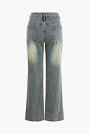 Dames High Waist Denim 1