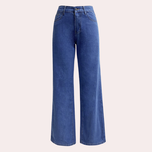 Dames High Waist Straight Jeans 6