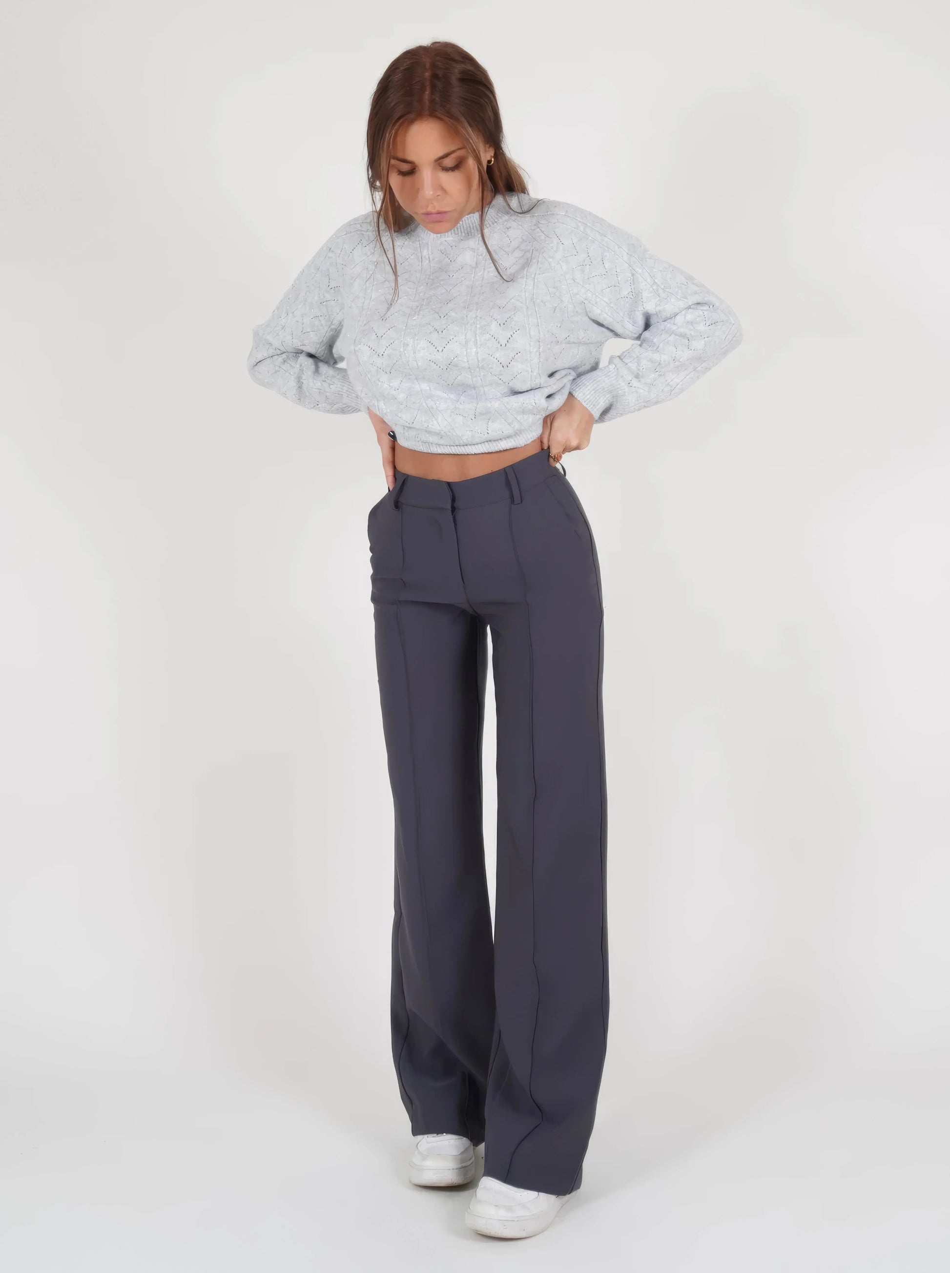 Dames High Waist Trousers 1