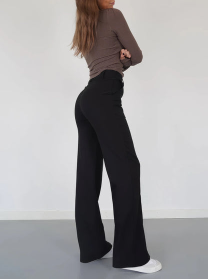 Dames High Waist Trousers 2
