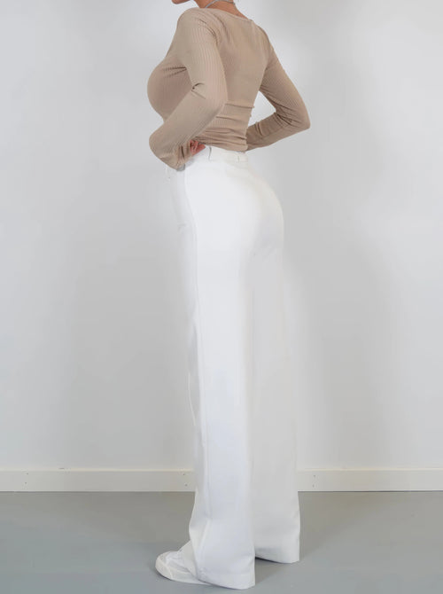 Dames High Waist Trousers 4