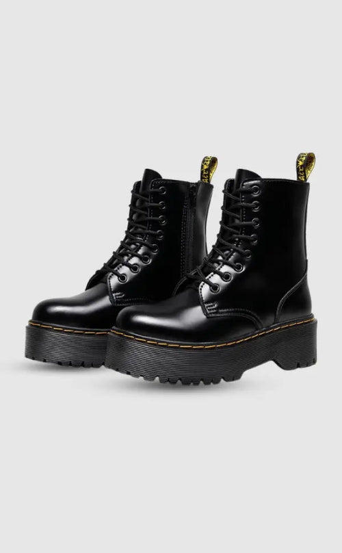 Dames Leather Platform Boots 3