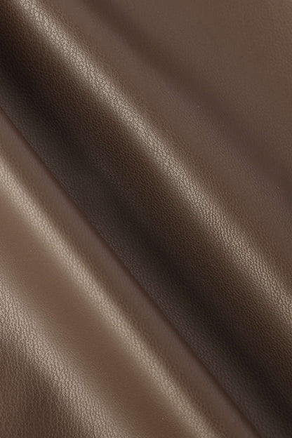 Dames Midi Skirt Faux Leather 8