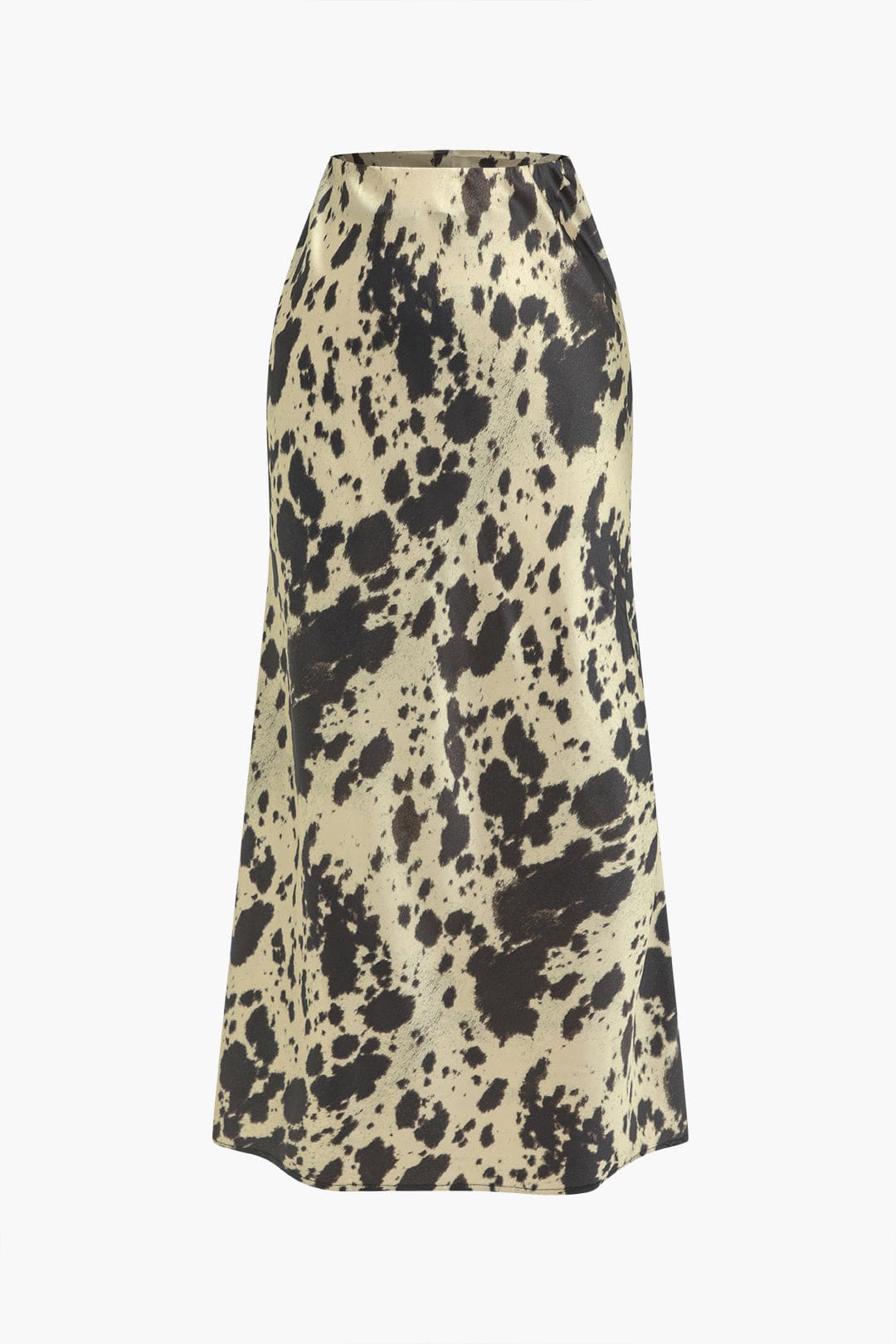 Women Midi Skirt High Waist