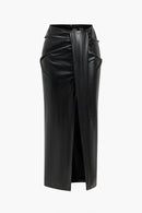 Dames Midi Skirt High Waisted 1