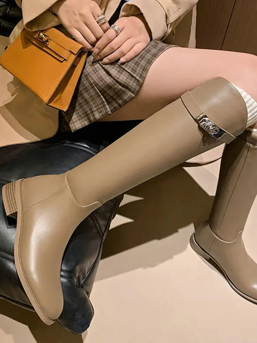 Dames Riding Boots Black 5