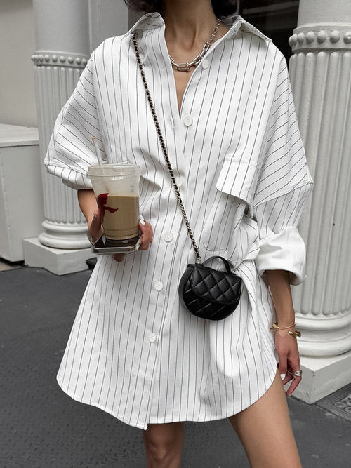 Dames Shirt Dress Oversized 1