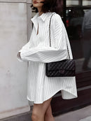 Dames Shirt Dress Oversized 3