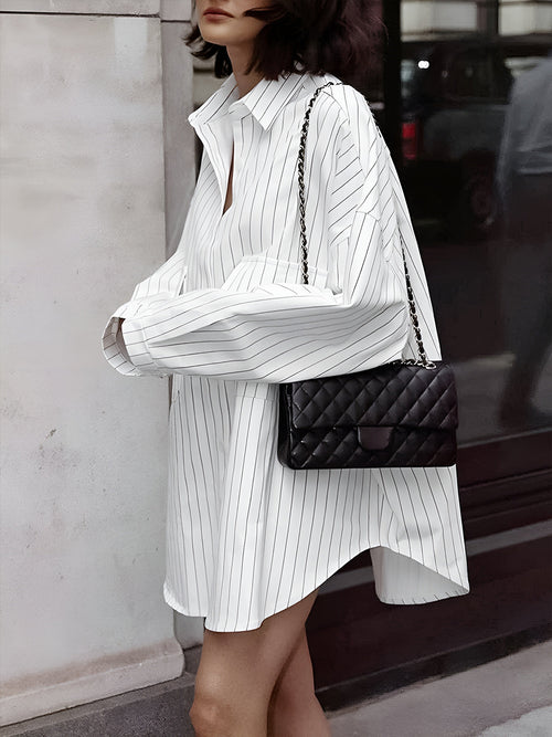 Dames Shirt Dress Oversized 3