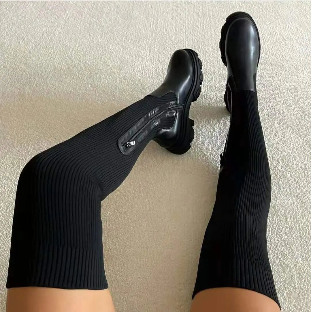 Dames Stretch Wide Boot 2