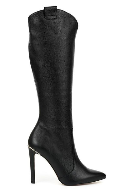 Dames Suede Boots High Heel 2