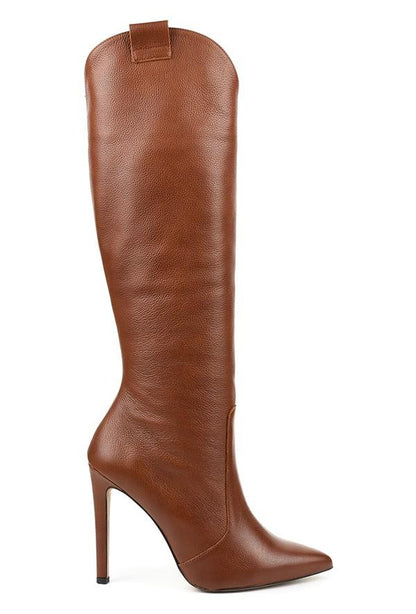 Dames Suede Boots High Heel 3