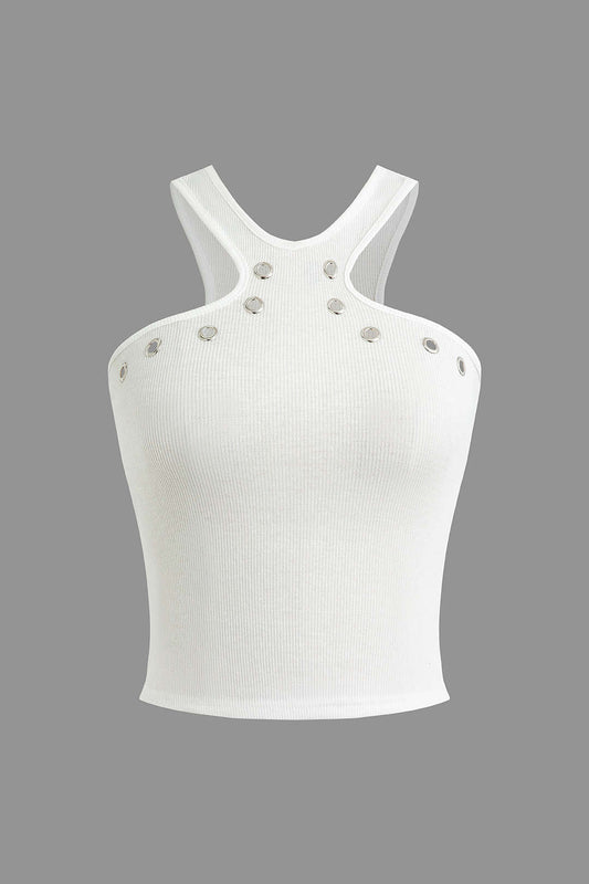 Dames Tank Top With Cut-Outs 0
