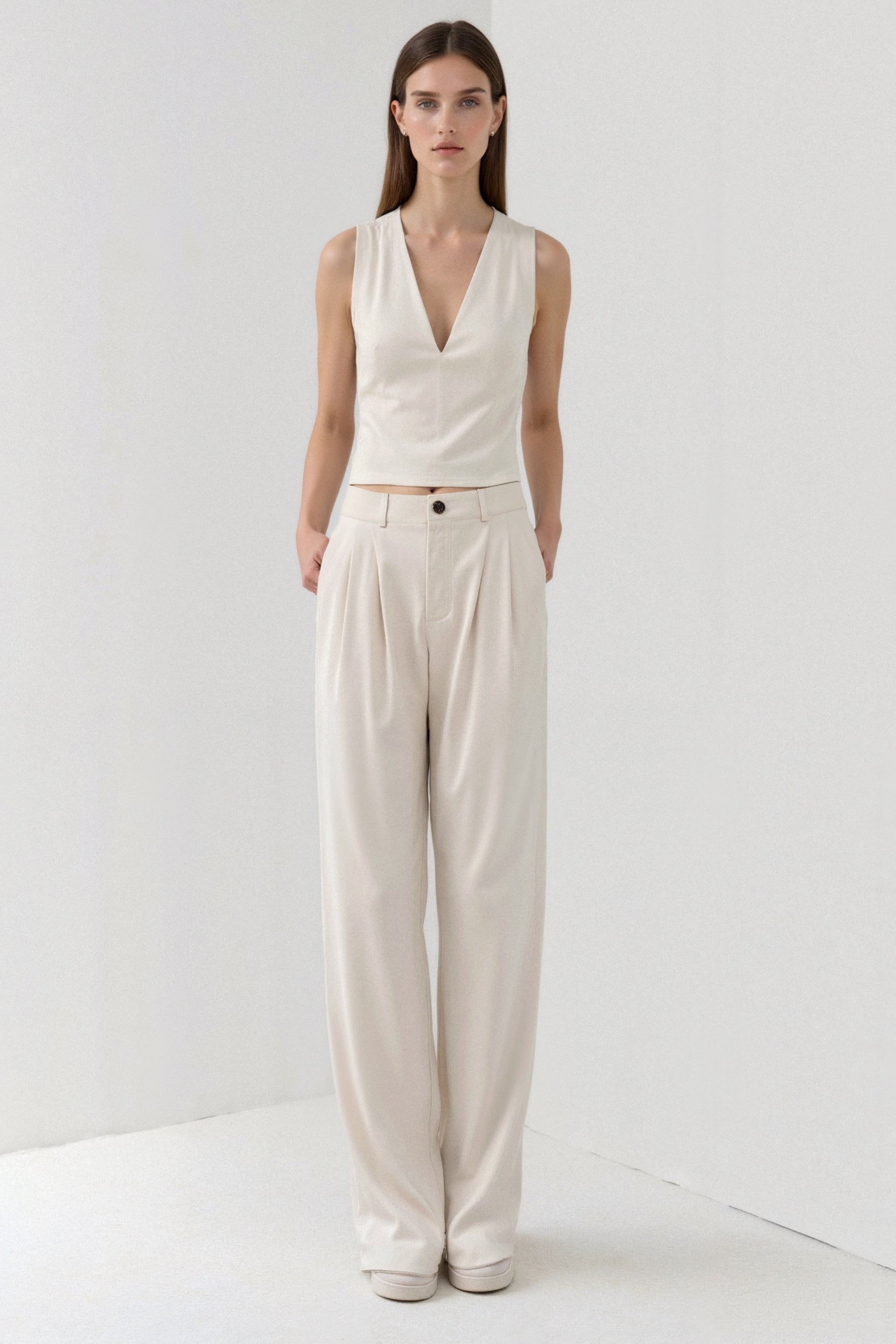 Dames Trousers Plissé 3
