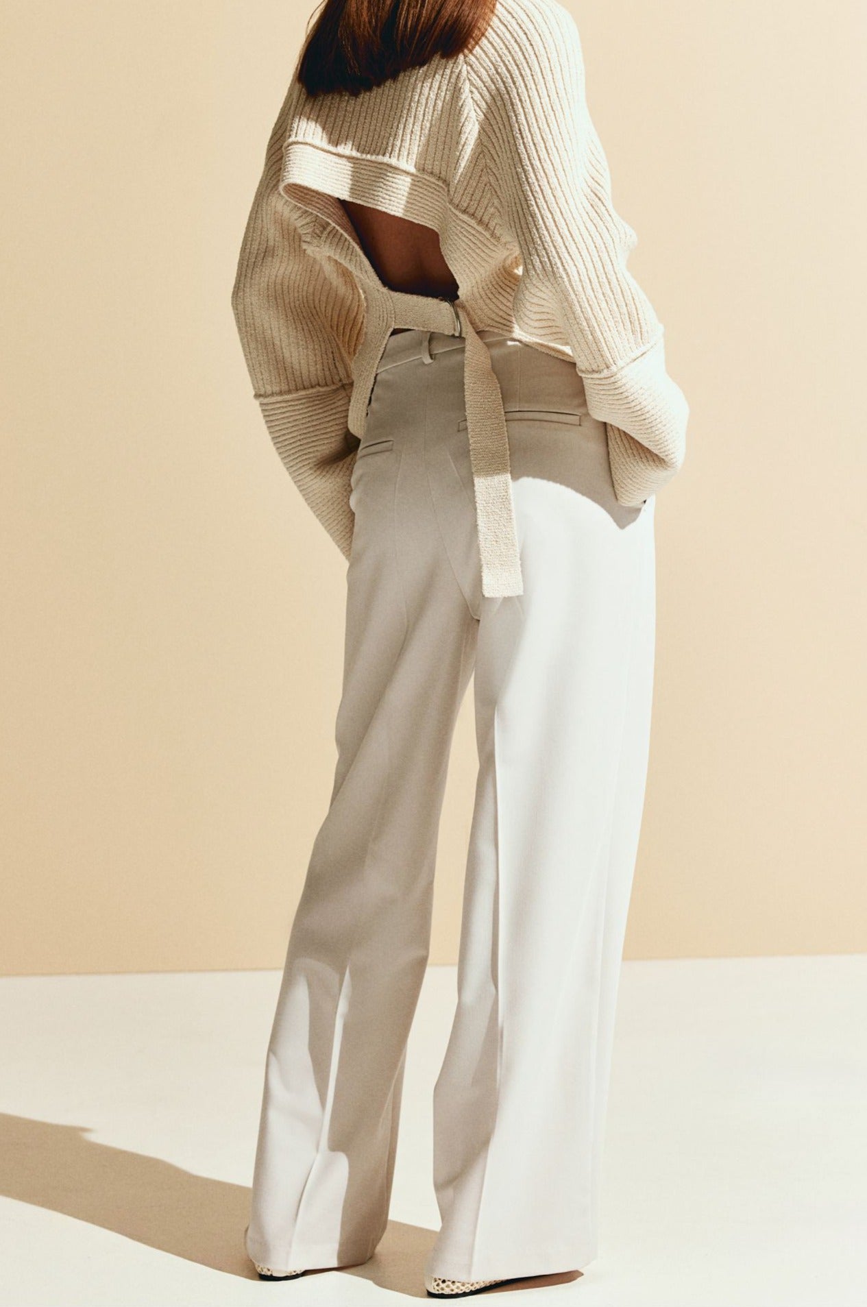 Dames Trousers Wide Cut 2