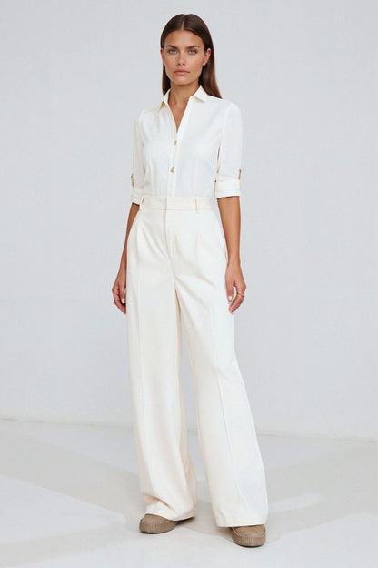 Dames Trousers Wide Cut 3