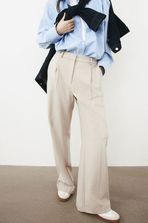 Dames Trousers Wide Cut 5