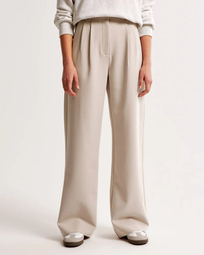 Dames Trousers Wide Leg 1