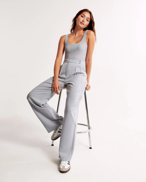 Dames Trousers Wide Leg 10