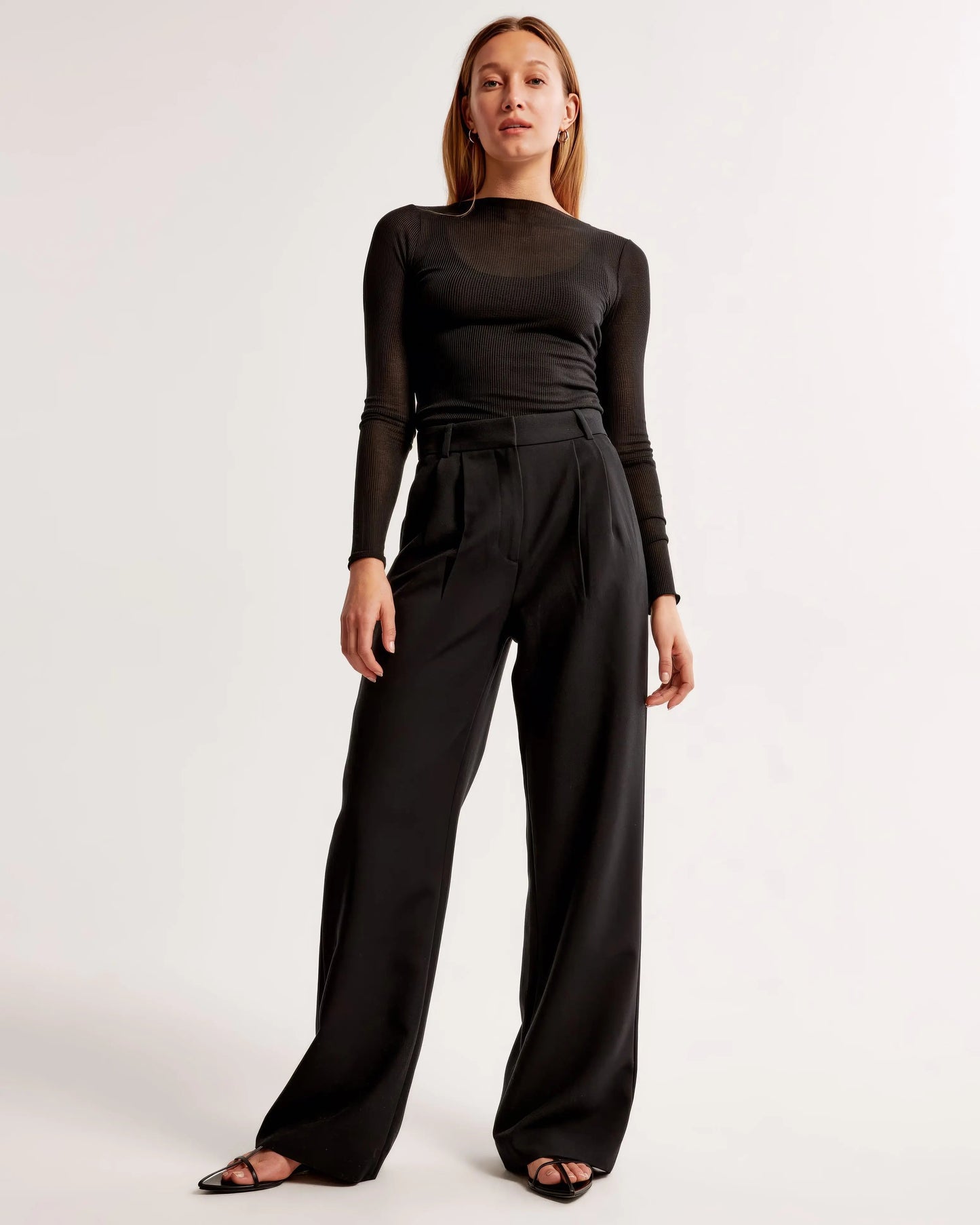 Dames Trousers Wide Leg 5