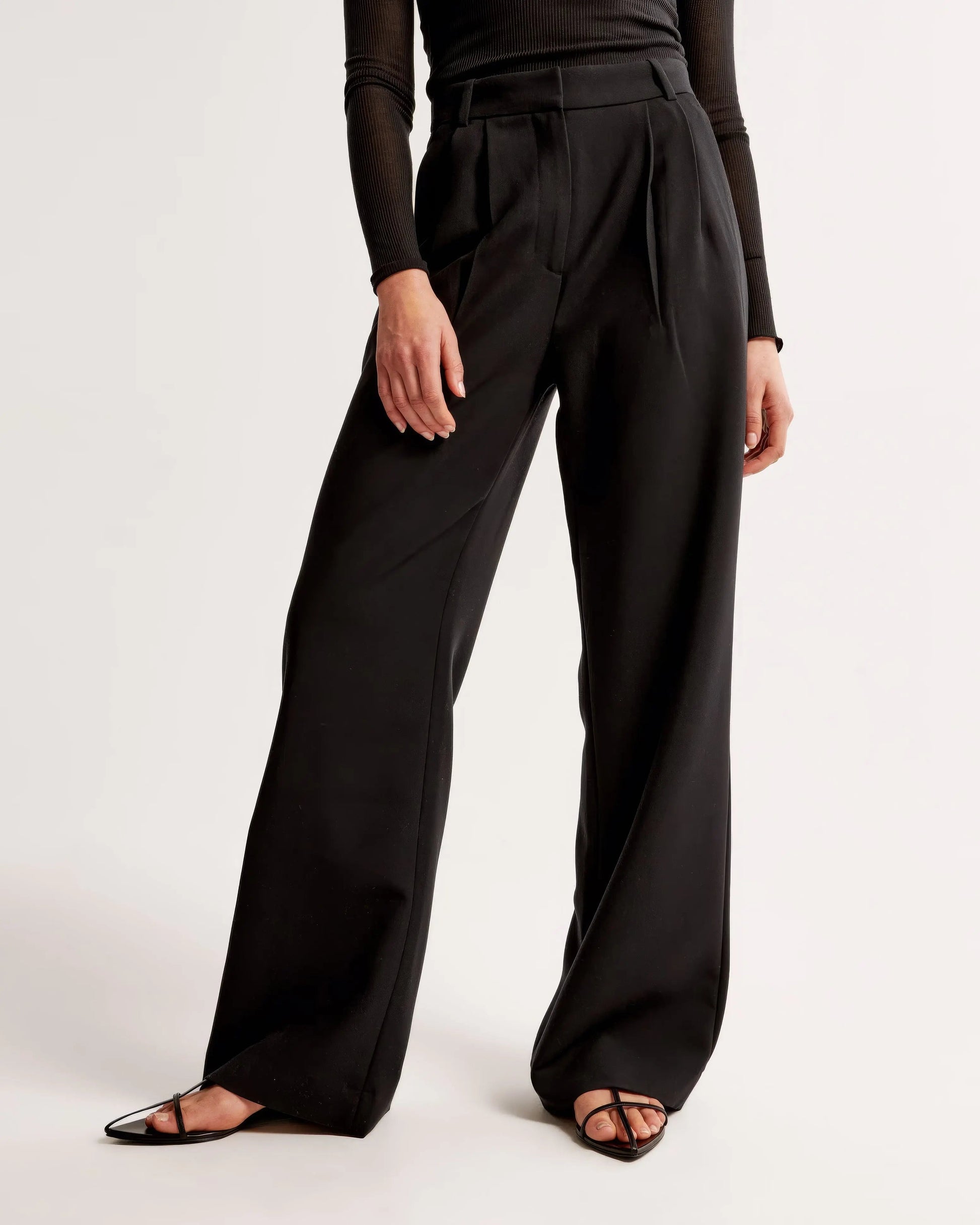 Dames Trousers Wide Leg 6