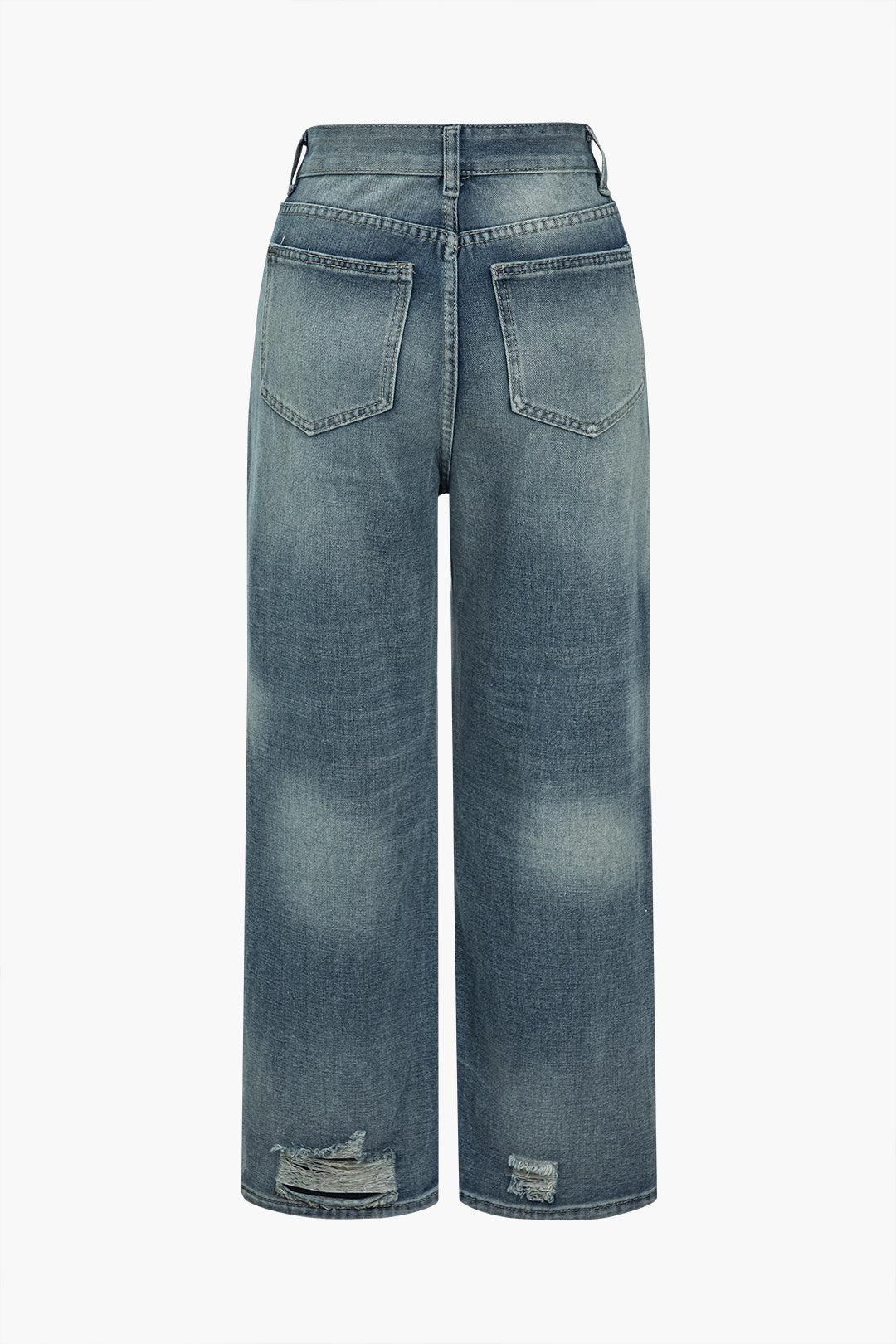 Women Vintage Button Fly Jeans