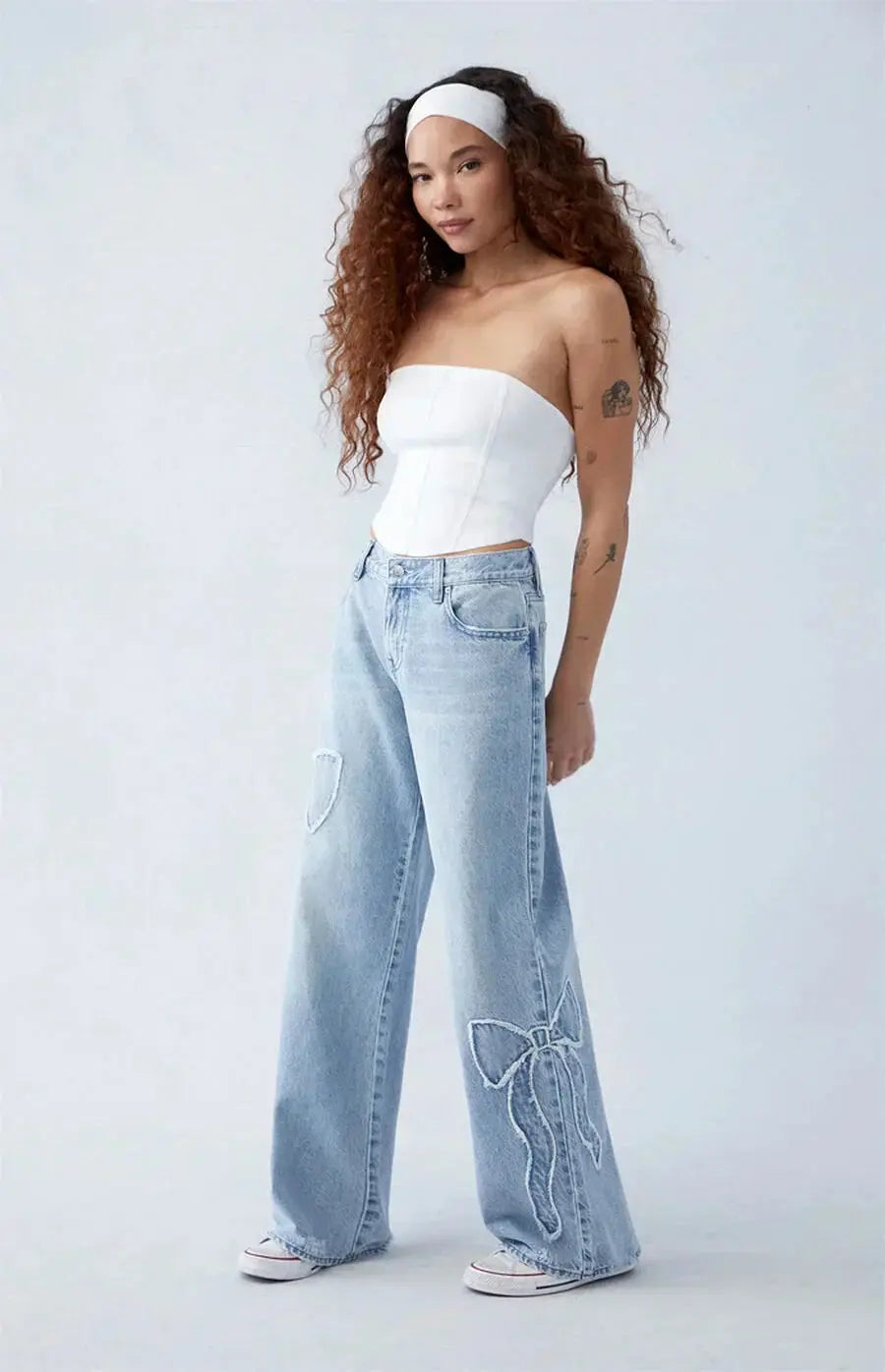 Dames Wide Leg Jeans 1